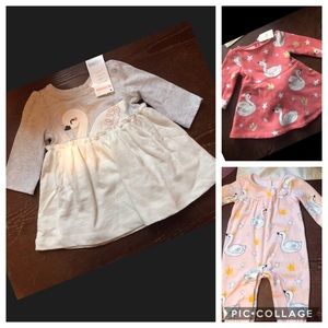NWT Gymboree Princess Swan Dresses And Outfit